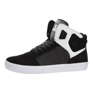 Supra Atom Men's Skate Shoes Black White | XGM-861534