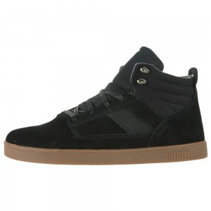 Supra Bandit Men's Skate Shoes Black | KHY-168237
